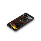 cactus jack brown back phone cover | glass case for Google Pixel 8