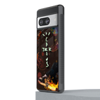 cactus jack brown back phone cover | glass case for Google Pixel 8