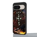 cactus jack brown back phone cover | glass case for google pixel 9