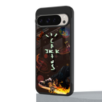 cactus jack brown back phone cover | glass case for google pixel 9 pro xl