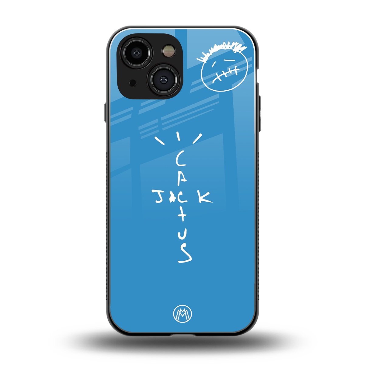 cactus jack back phone cover | glass case for iphone 13 mini