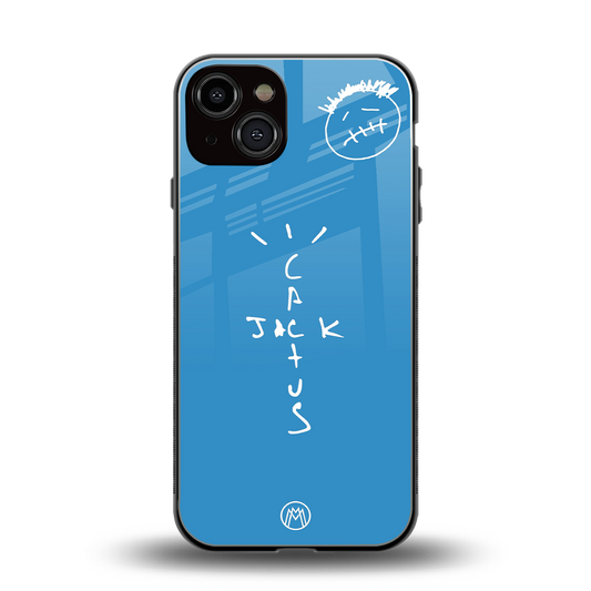 cactus jack back phone cover | glass case for iphone 13