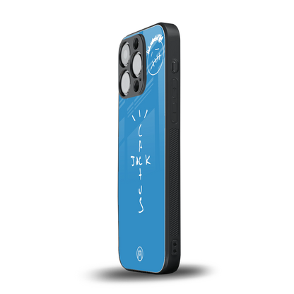 cactus jack back phone cover | glass case for iphone 14 pro