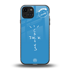 cactus jack back phone cover | glass case for iphone 15