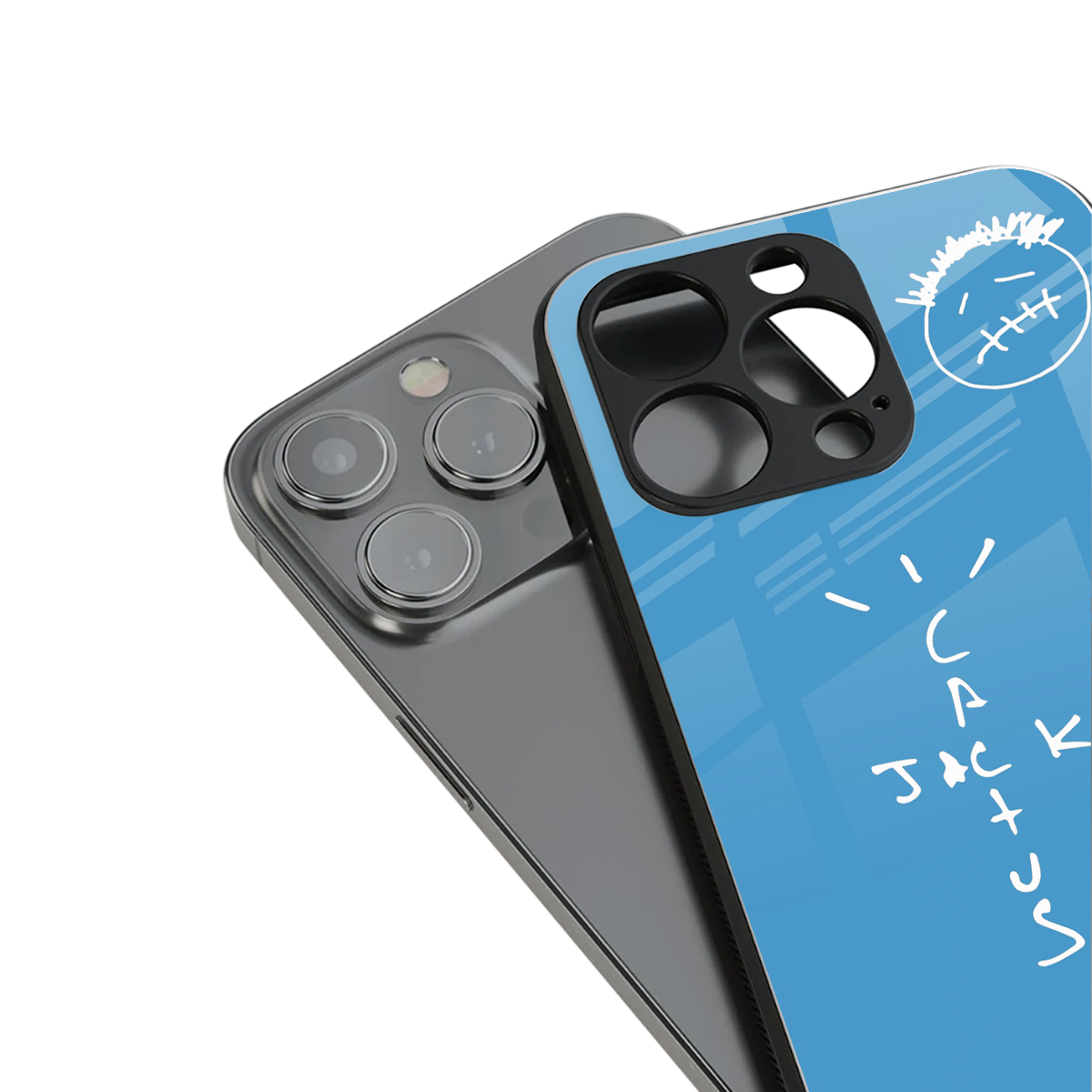 cactus jack back phone cover | glass case for iphone 13 pro max