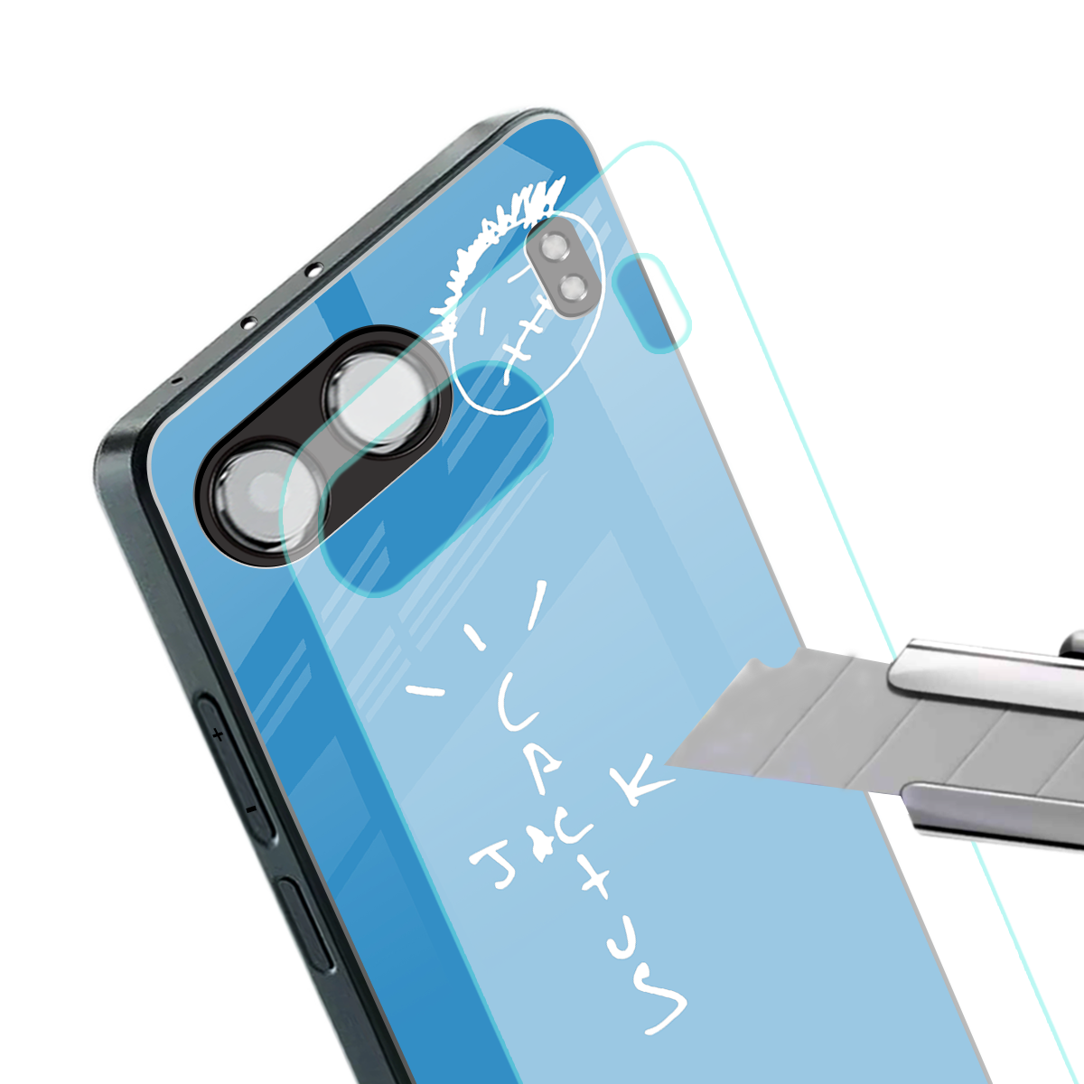 cactus jack back phone cover | glass case for oneplus nord 4