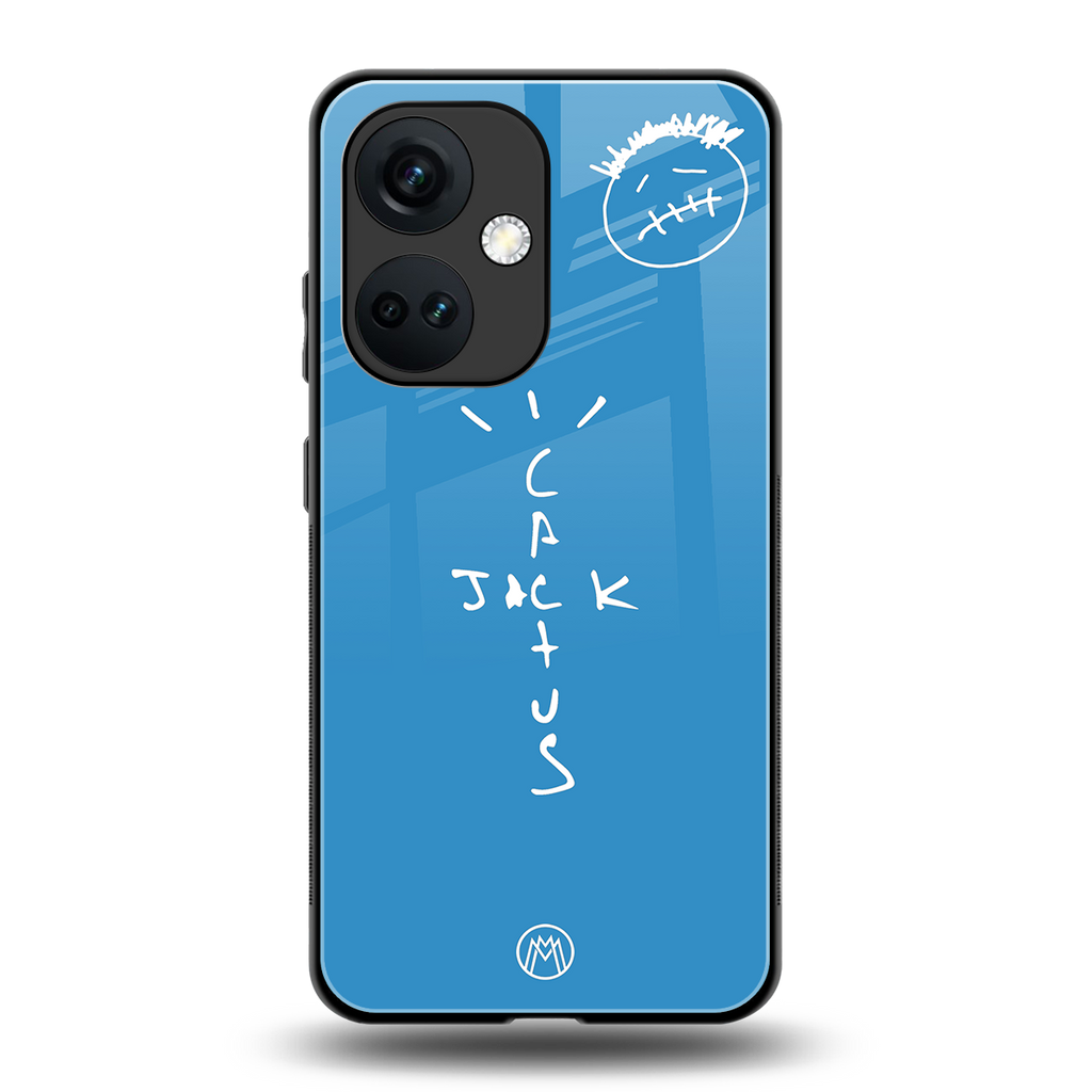 cactus jack back phone cover | glass case for oneplus nord ce 3