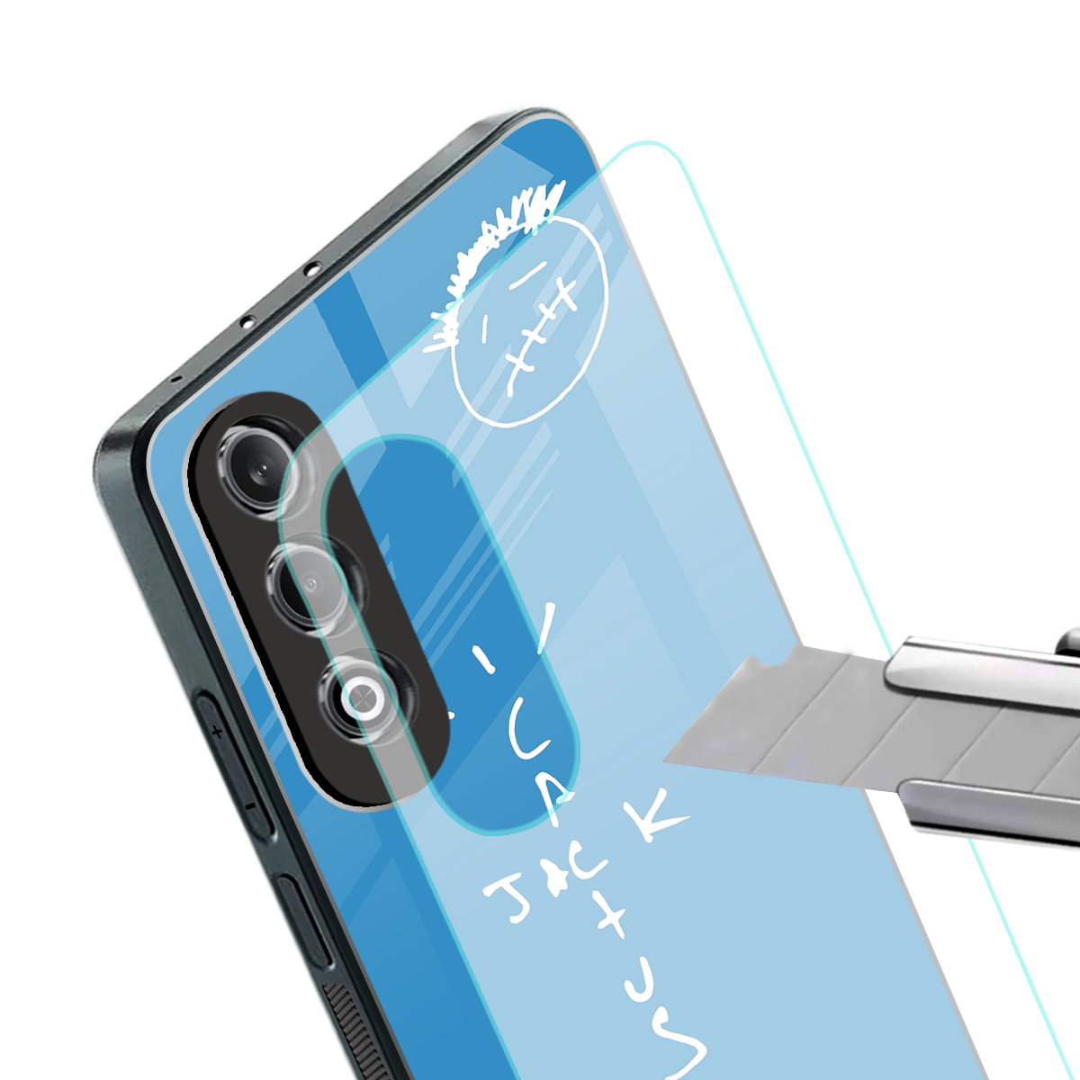 cactus jack back phone cover | glass case for oneplus nord ce 4