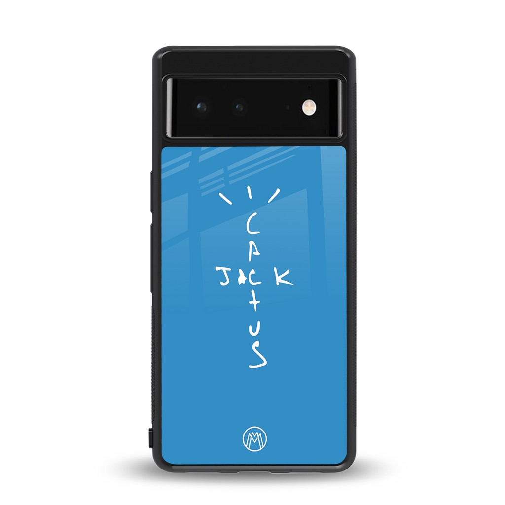cactus jack back phone cover | glass case for google pixel 6