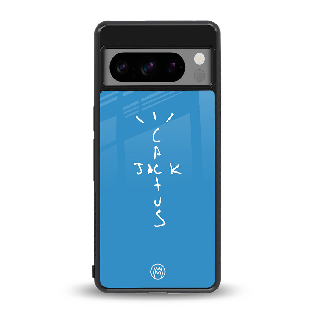 cactus jack back phone cover | glass case for google pixel 8 pro
