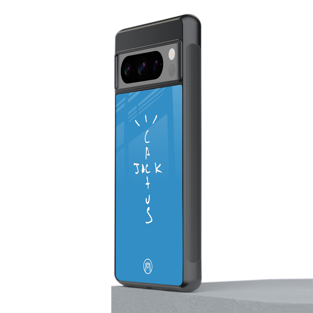 cactus jack back phone cover | glass case for google pixel 8 pro