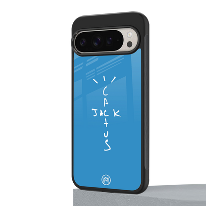 cactus jack back phone cover | glass case for google pixel 9 pro