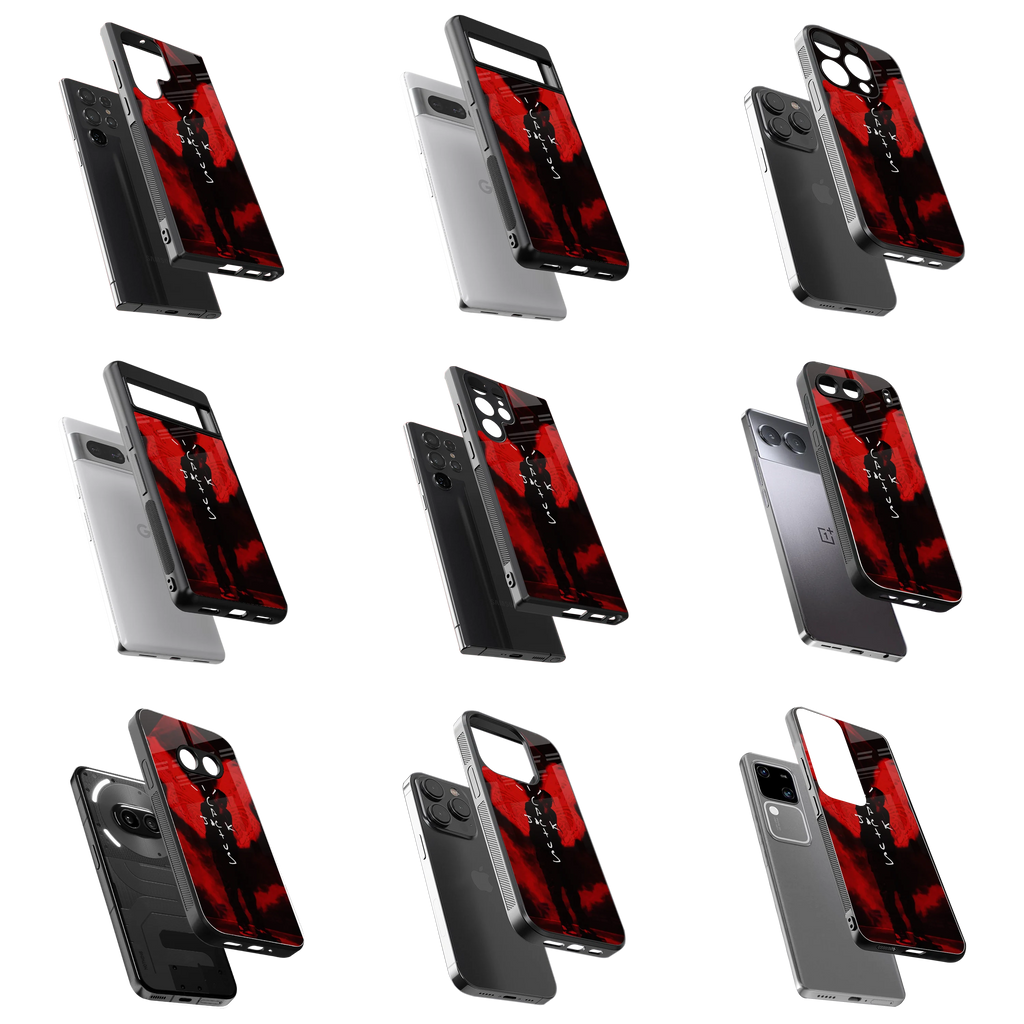 Durable Glass Back Mobile Case for iPhone, Samsung, OnePlus, Google Pixel, Redmi, Vivo, Oppo