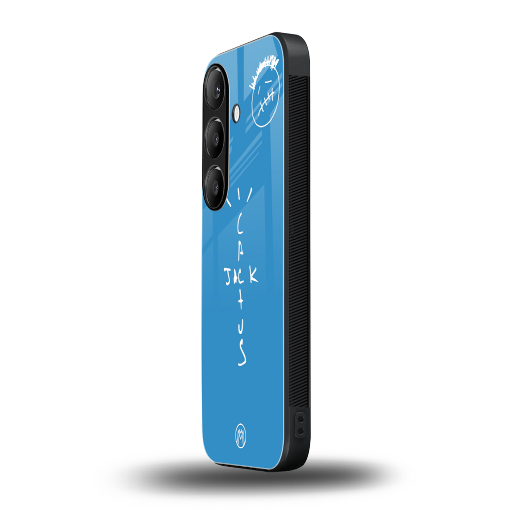 cactus jack back phone cover | glass case for samsung galaxy s24