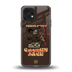 cactus jack travis scott brown back phone cover | glass case for nothing phone 1