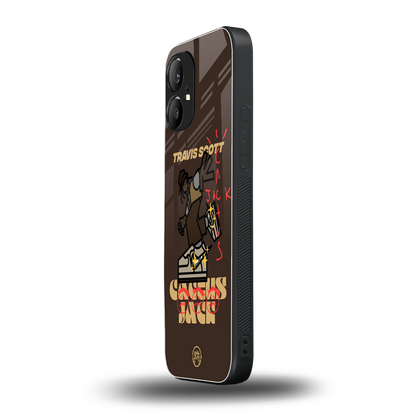 cactus jack travis scott brown back phone cover | glass case for nothing phone 1