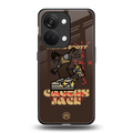cactus jack travis scott brown back phone cover | glass case for oneplus nord 3