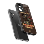 cactus jack travis scott brown back phone cover | glass case for oneplus nord ce 3
