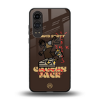 cactus jack travis scott brown back phone cover | glass case for oneplus nord ce 4 lite