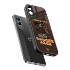 cactus jack travis scott brown back phone cover | glass case for oneplus nord ce 4 lite