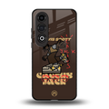 cactus jack travis scott brown back phone cover | glass case for oneplus nord ce 4