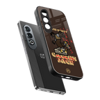 cactus jack travis scott brown back phone cover | glass case for oneplus nord ce 4