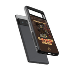 cactus jack travis scott brown back phone cover | glass case for google pixel 6 pro