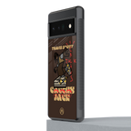 cactus jack travis scott brown back phone cover | glass case for google pixel 6 pro