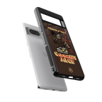 cactus jack travis scott brown back phone cover | glass case for google pixel 7 pro