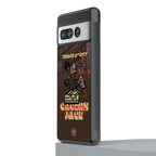 cactus jack travis scott brown back phone cover | glass case for google pixel 7 pro