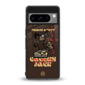 cactus jack travis scott brown back phone cover | glass case for google pixel 8 pro