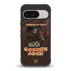 cactus jack travis scott brown back phone cover | glass case for google pixel 9