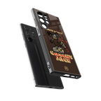 cactus jack travis scott brown back phone cover | glass case for samsung galaxy s23 ultra