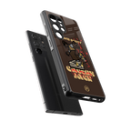 cactus jack travis scott brown back phone cover | glass case for samsung galaxy s25 ultra