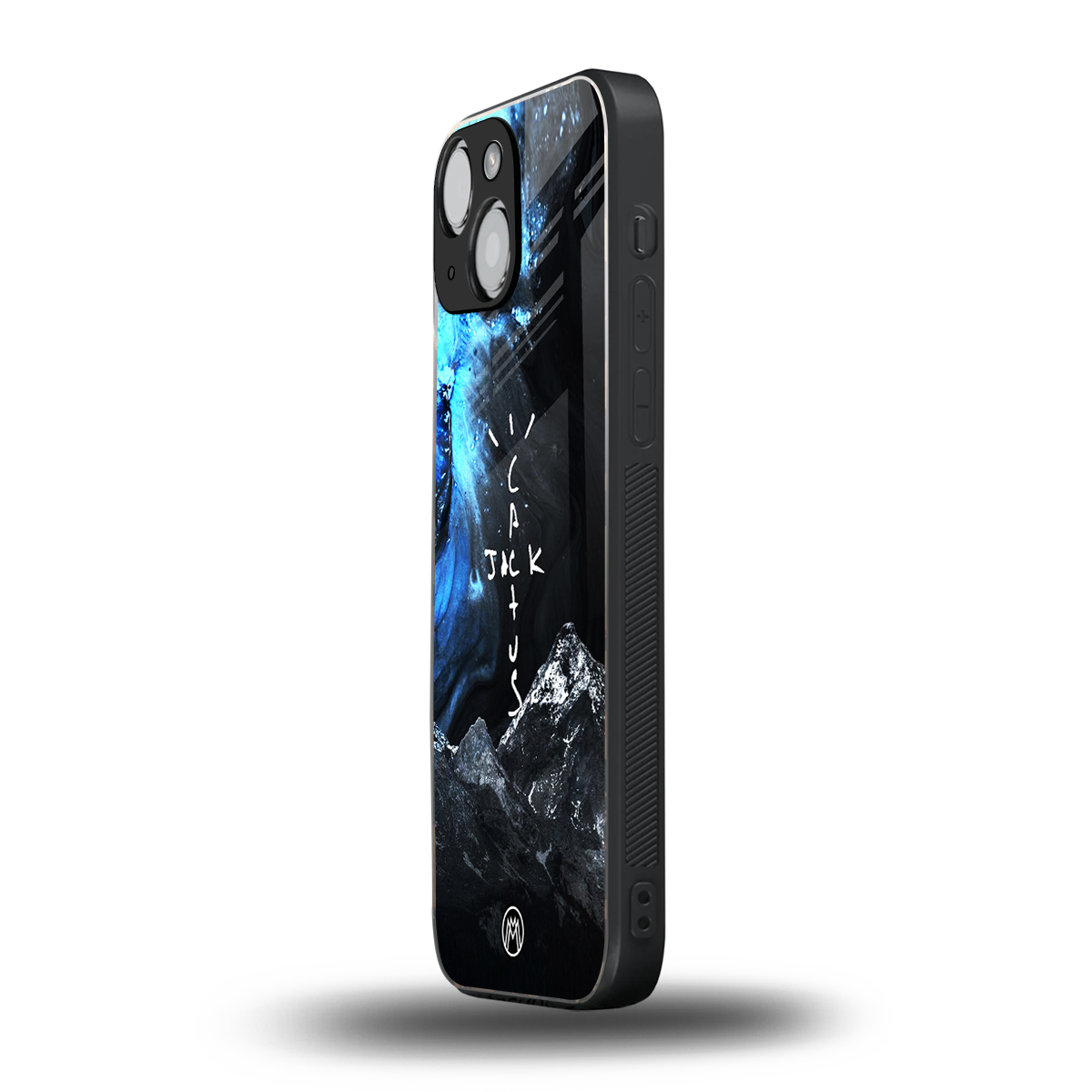 cactus jack travis scott back phone cover | glass case for iphone 13 mini