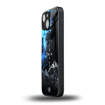 cactus jack travis scott back phone cover | glass case for iphone 13 mini