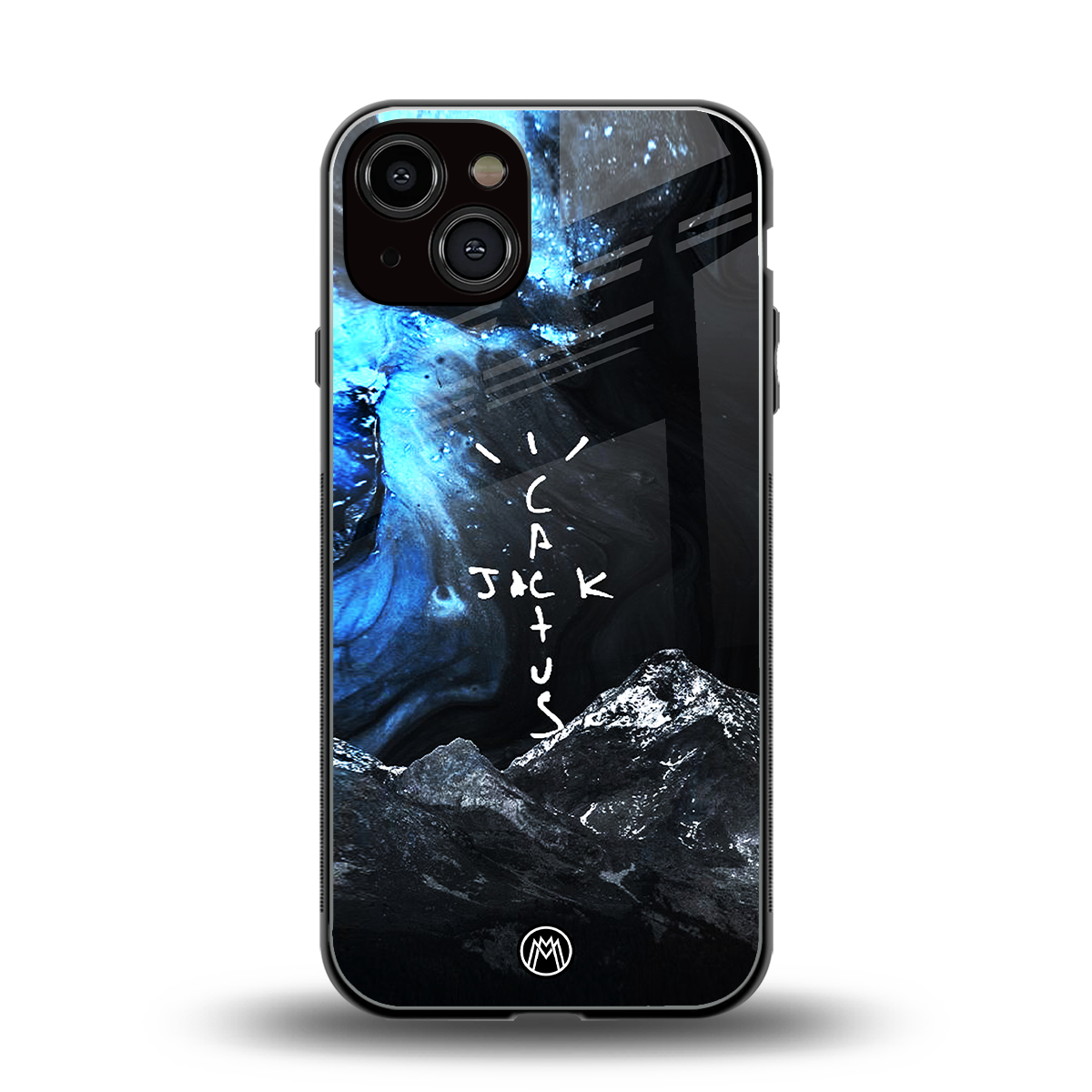 cactus jack travis scott back phone cover | glass case for iphone 13