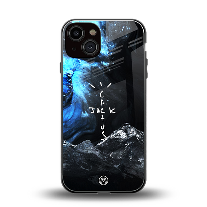 cactus jack travis scott back phone cover | glass case for iphone 13