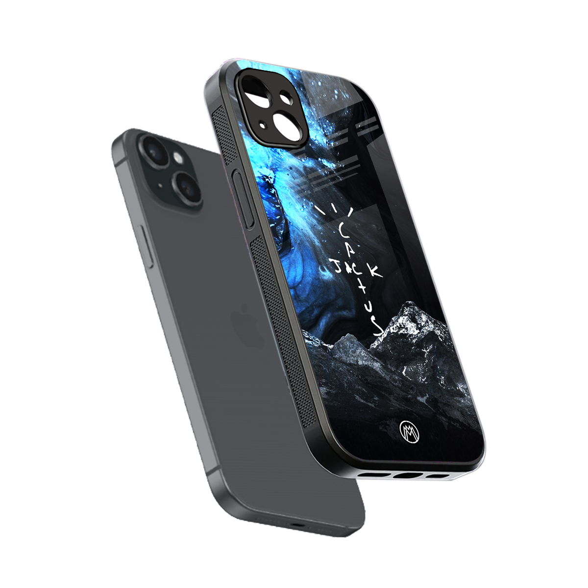 cactus jack travis scott back phone cover | glass case for iphone 14 plus