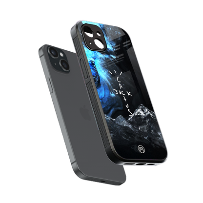 cactus jack travis scott back phone cover | glass case for iphone 14 plus
