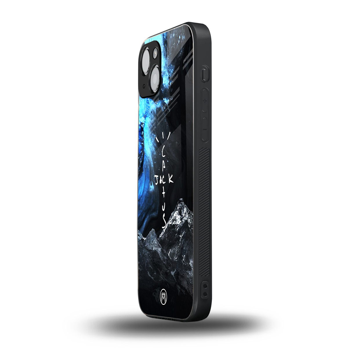 cactus jack travis scott back phone cover | glass case for iphone 15 plus
