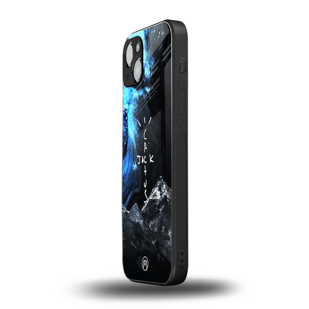 cactus jack travis scott back phone cover | glass case for iphone 14 plus