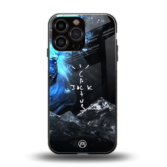 cactus jack travis scott back phone cover | glass case for iphone 14 pro max