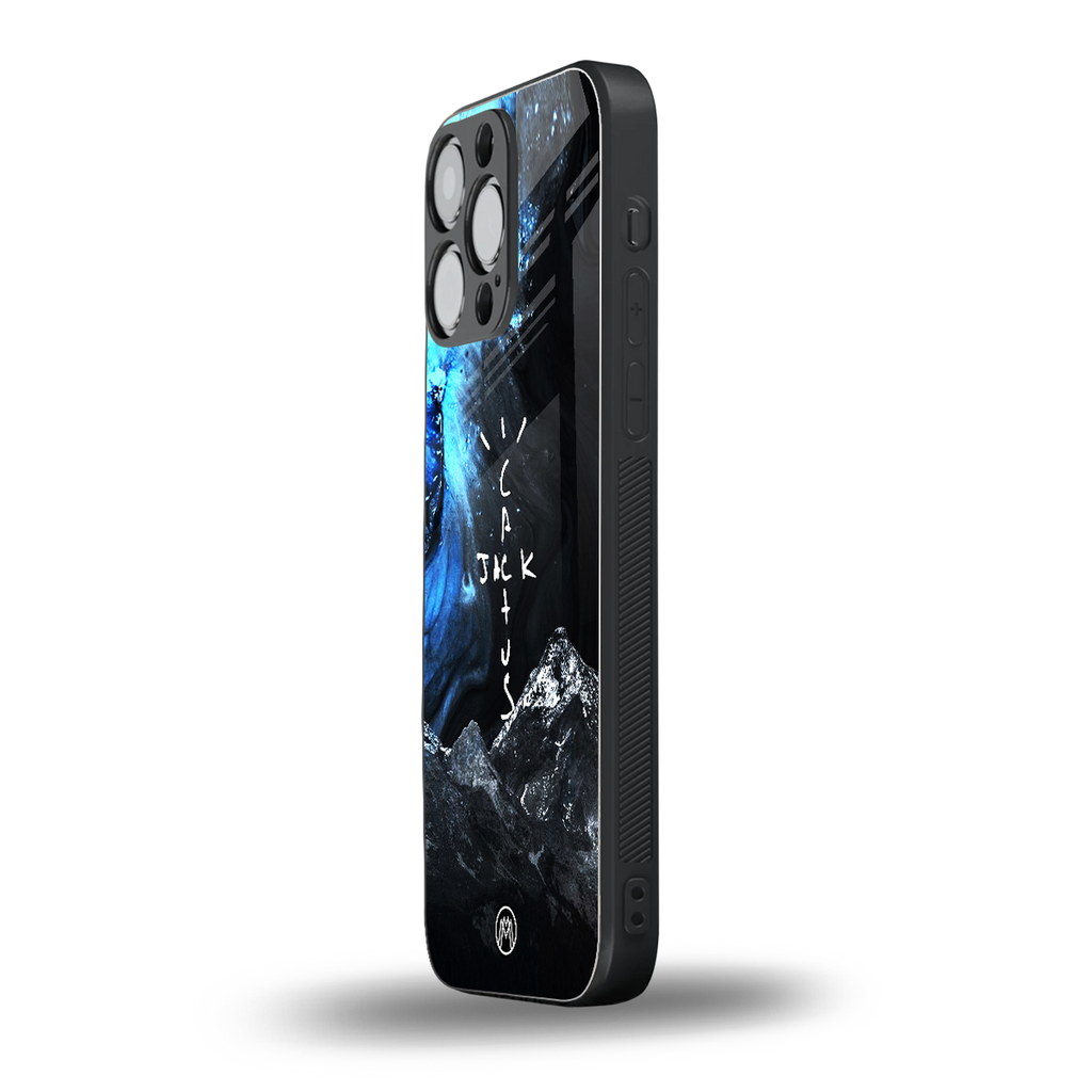 cactus jack travis scott back phone cover | glass case for iphone 15 pro max