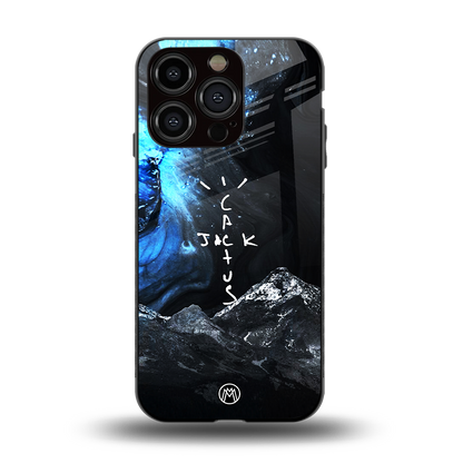cactus jack travis scott back phone cover | glass case for iphone 14 pro