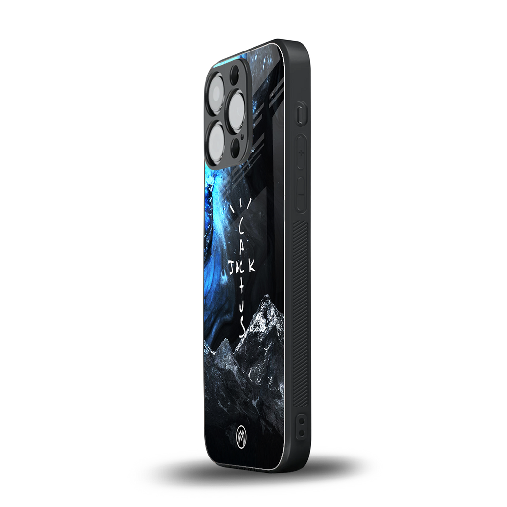 cactus jack travis scott back phone cover | glass case for iphone 15 pro