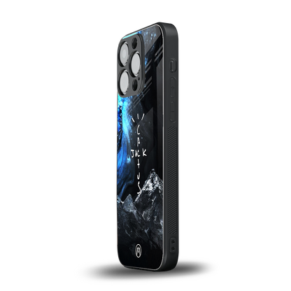 cactus jack travis scott back phone cover | glass case for iphone 14 pro