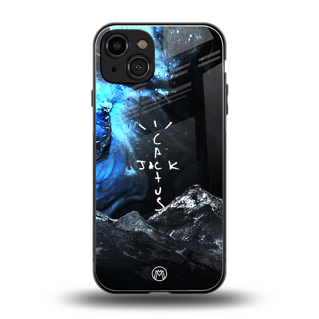 cactus jack travis scott back phone cover | glass case for iphone 15
