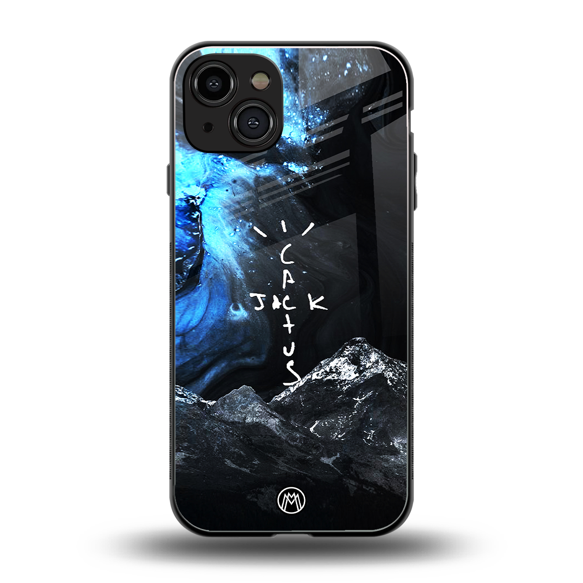 cactus jack travis scott back phone cover | glass case for iphone 15