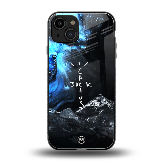 cactus jack travis scott back phone cover | glass case for iphone 15